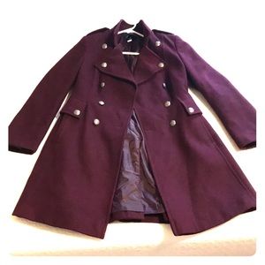 Purple peacoat